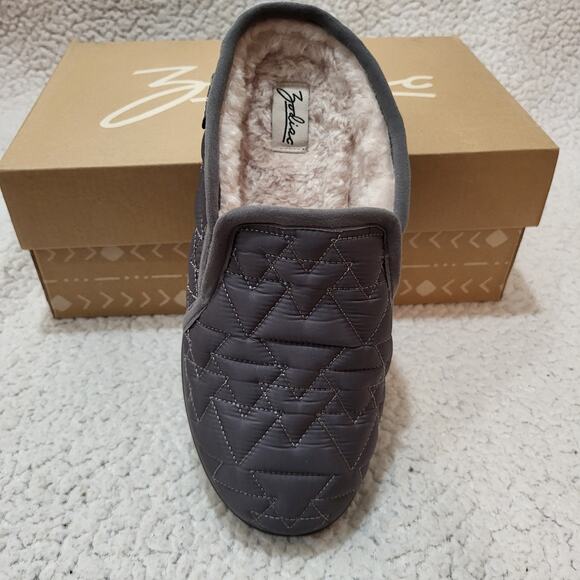 NEW ZODIAC Womens Preston Slipper Smoke grey size 6 M - Picture 1 of 9